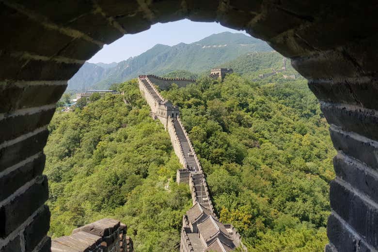 Admirez la vue sur la Grande Muraille de Chine